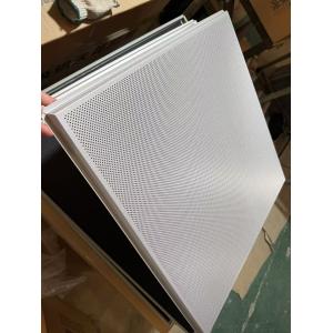 China 600x600 Suspended Aluminum Gypsum Ceiling Board Panels Perforated wholesale