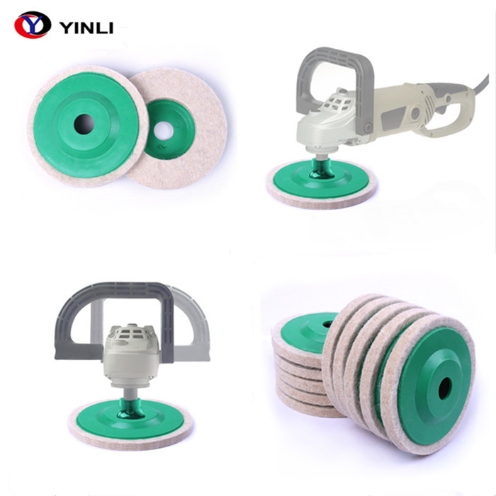 Wear Resistant Wool Felt Wheel 150mm Diameter For Polishing