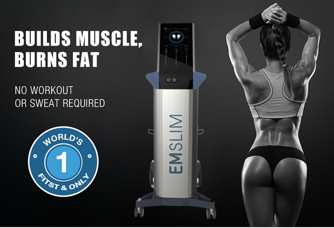 EMS EM Sculptingure Electromagnetic Slimming Body Machine Fat Burning Muscle Building 100hz Air Cooling System