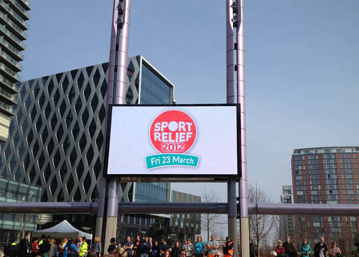 Wall Mounted Type P10 Led Display Screen For Advertising Outdoor SMD3535