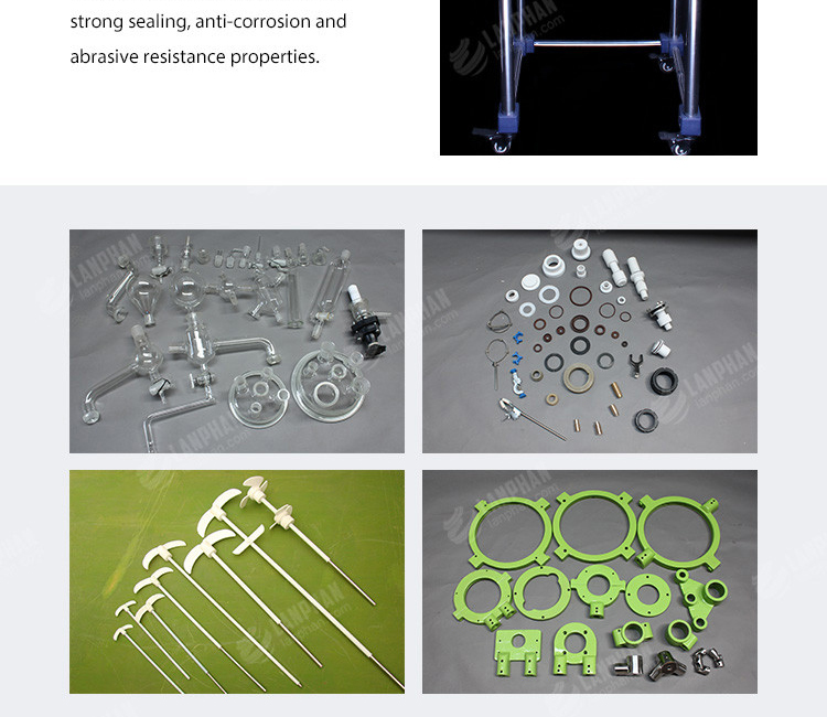Stainless Steel 200W Adhesive Pyrex Lab Glass Reactor