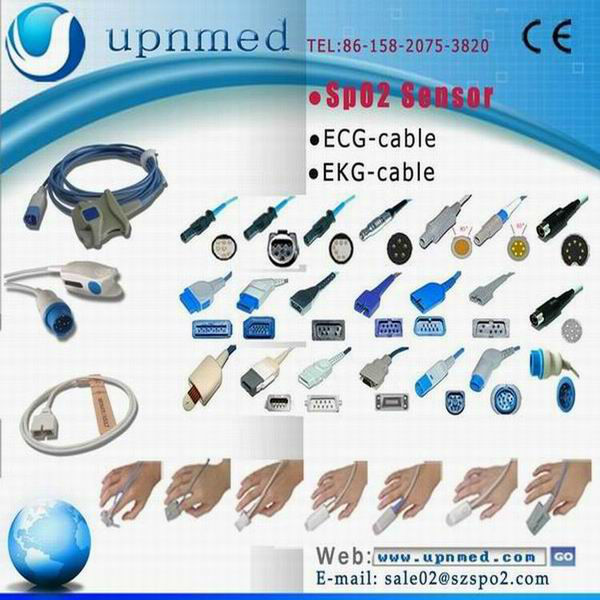 BCI spo2 extension cable, 9pin to DB9, 2.4m