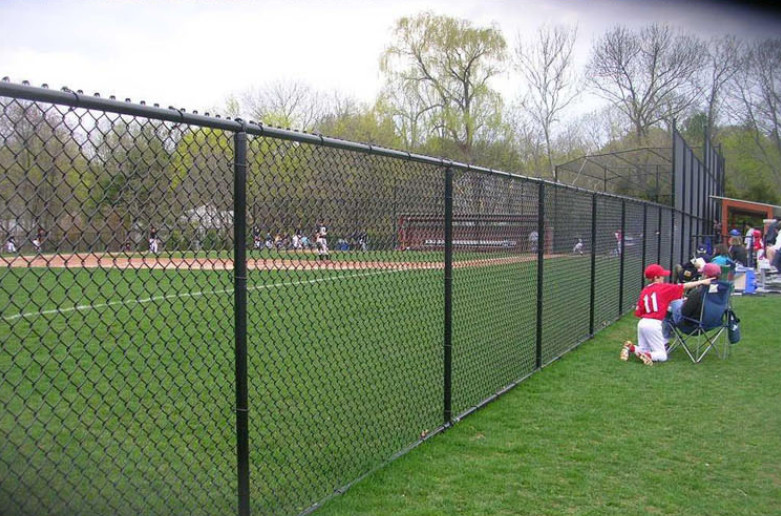 3mm 12 Gauge Chain Link Fence Pvc Coated Green 6x50