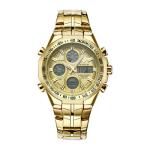 Silver 230mm Water Resistant Digital Watches 3BAR Gents Digital Quartz Alarm
