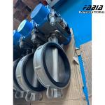 2 Inch Pneumatic Stainless Steel Wafer Type Butterfly Valve Compact Lightweight