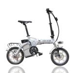 Practical 14 Inch Electric Bike , Mini Foldable Electric Bike Portable Battery