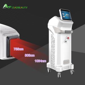 China 10 laser bars imported from Germany 808+755+1064nm diode hair removal machine wholesale