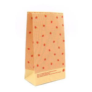 China Customized Biodegradable Kraft Paper Bags With Embossing Finishing Tech wholesale
