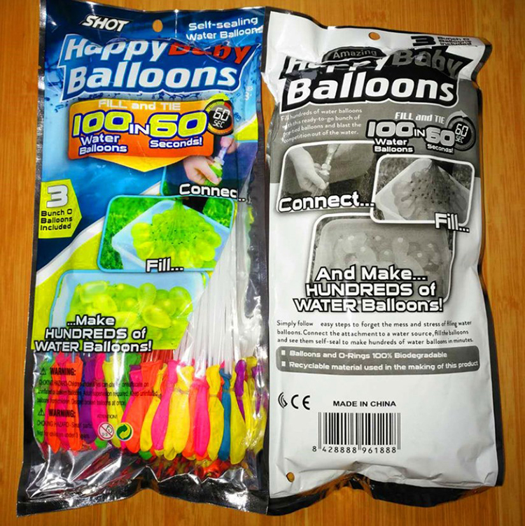 Sample 3-7 Days Quick Fill Water Balloon for Water Fighting Game Age Range 8 to 13 Years