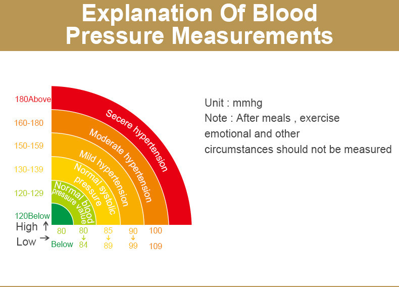 Digital Large Screen Daily Checks Home Hospital Blood Pressure Monitor With 2X99 Sets