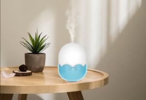 China 5W Ultrasonic Air Humidifier 300ml / Home Wood Grain Medical Humidifier wholesale