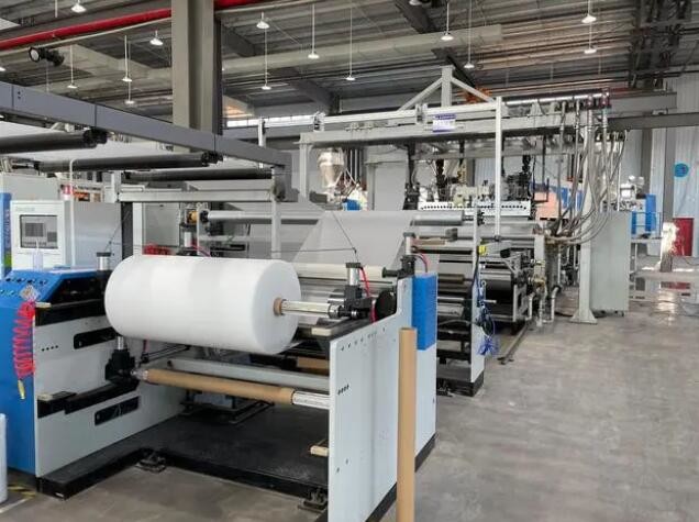PLC Solar Cell Packaging Film Production Line 15m/min Line speed