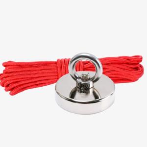 China NdFeB Fishing Magnet Pot Strong Pulling Force for Retrieving and Fishing in River Kit wholesale