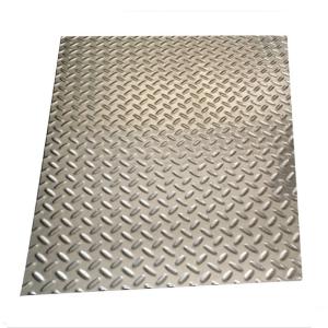 China 316L Diamond Stainless Steel Chequered Plate 8K Anti Skid Floor Sheet wholesale
