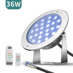 China 35W 1200LM Waterproof Led Underwater Light RGB IP68 FCC wholesale