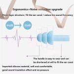 30db Noise Reducing Soft Silicone Ear Plugs 100% PVC Free