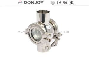 China DN25 150 Degrees Waterproof Hygienic Sight Glass wholesale