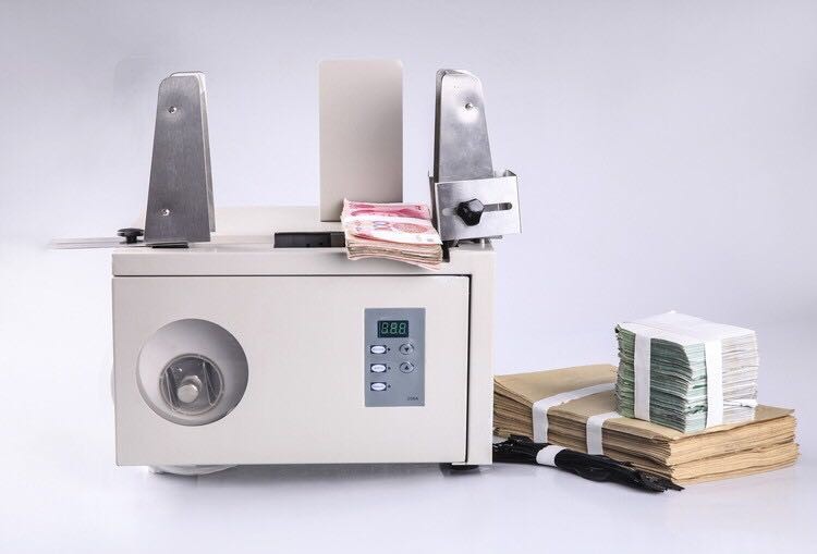 Automatic Banknote Cross Binding Machine Currency Note Packer Bundling machine/Packing Bank Note heavy-duty for bank use