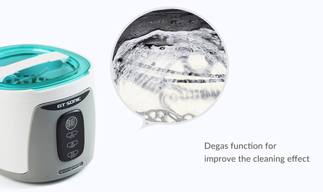 35W Ultrasonic Denture Cleaner , ABS Housing Ultrasonic Digital Cleaner