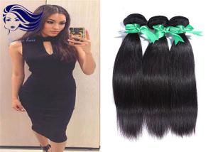 China Natural Unprocessed Human Hair Bundles , Straight Indian Hair Extensions wholesale