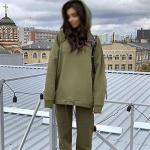 High Quality Women Turn Collar Style Women Tracksuit for Jogging / Casual Women