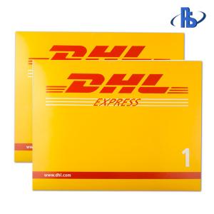 China DHL Courier Plastic Mailing Bags Tear Proof For Important Documents wholesale