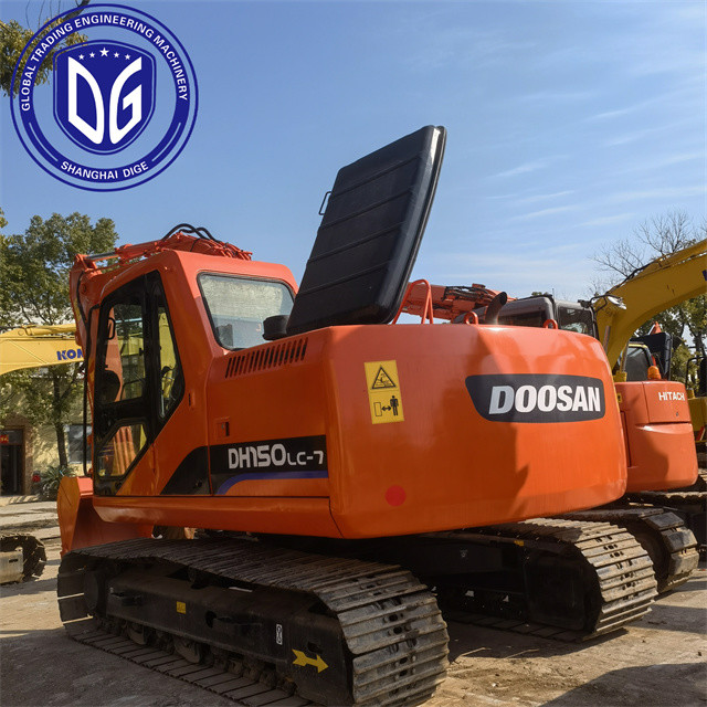 DH150LC Used Doosan 15 Ton Excavator Used Hydraulic Diggers