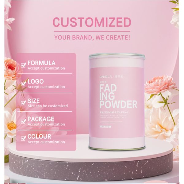 Professional Salon Hair Bleach Powder 500g Herbal Formula Permanent Hair Color