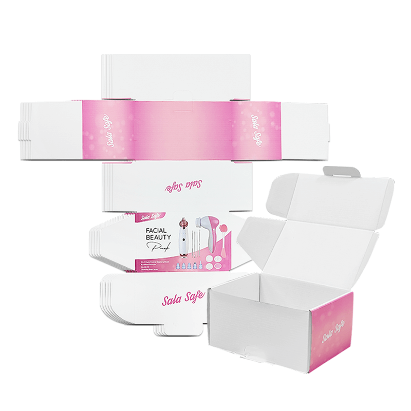 Recyclable Rigid Paper Mailer Box Packaging Custom Cosmetic Shipping Boxes