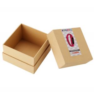 China 2mm Rigid Kraft Paper Printed Packaging Boxes Square Shape With EVA Insert wholesale