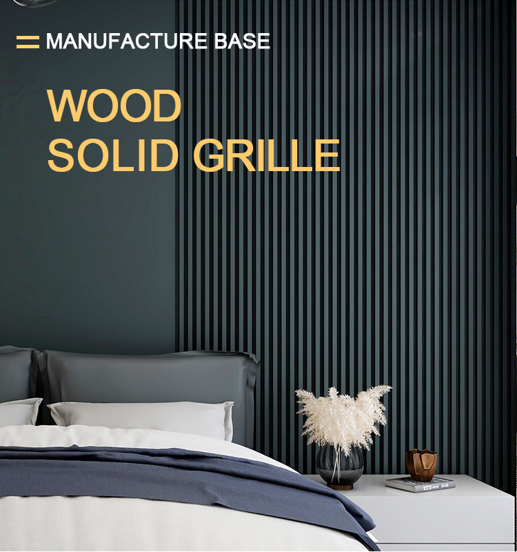 Insect Resistance WPC Grating Board WPC Fluted Wall Mould Proof
