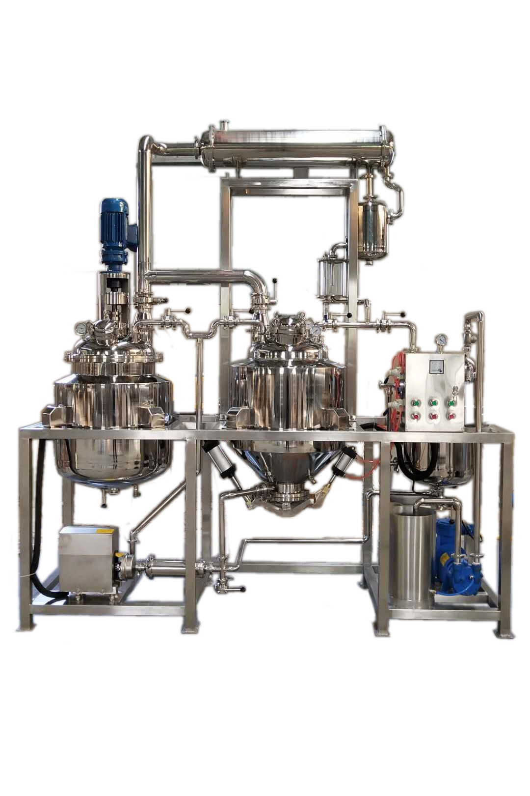 Solvent Vacuum Plant Extraction Machine PLC Control With Concentrate Device