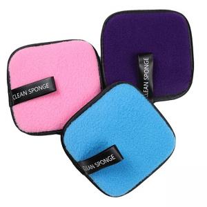 China 11.5cm Square Reusable Makeup Eraser Towel Pad For Heavy Face Make Up on sale