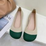Soft Soled Knitted Shallow Mouth Shoes Female Spring Summer Flat Pedal Fairy