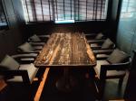 Marble Restaurant Patio Furniture , Rectangular Square Marble Top Dining Table