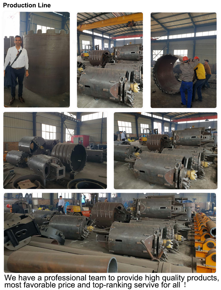1500mm Diameter 16mm Thickness Bucket Auger Drilling For Bored Piles