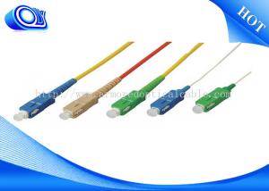 China SC Type Fiber Optic Jumper Cables / Patch Cord Jumper 0.9mm 2.0mm 3.0mm wholesale
