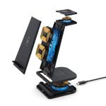 Double Coils 10W Detachable 3 In 1 QI Wireless Charger