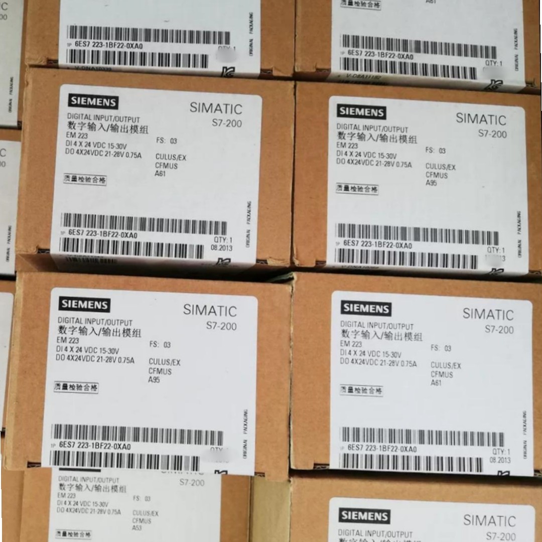 SIEMENS SIMATIC S7-200 PLC 6ES7223-1BF22-0XA0 EM 223 24 VDC Digital Comb 4 Inputs/4 Outputs