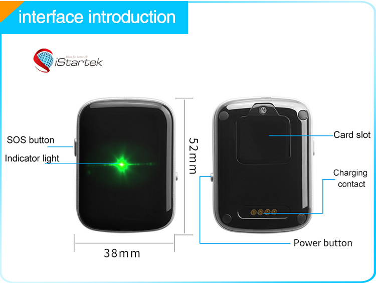 2.5mA/h Pet GPS Tracker