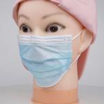 Anti Dust 17.5x9.5cm 3 Ply Non Sterile Kids Surgical Masks 25gsm
