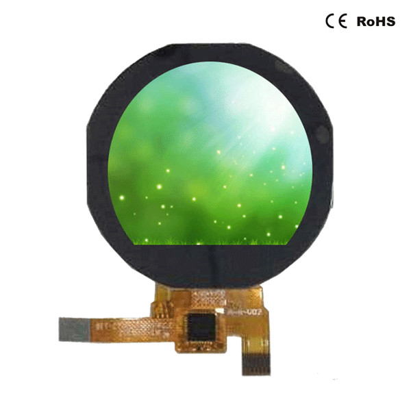 Small Circular LCD Display , Round LCD Module Spi MCU Interface 1.22 Inch
