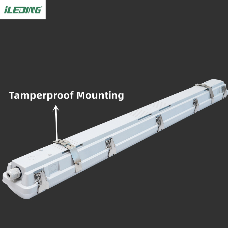 AC 110V Parking LED Tube Vapor Tight Luminaire 4FT IP66 LED Waterproof lighting Tri-proof Light