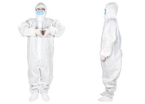 China Anti Virus Breathable S Disposable Coverall Suit wholesale