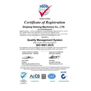 RUITAI MACHINERY Certifications