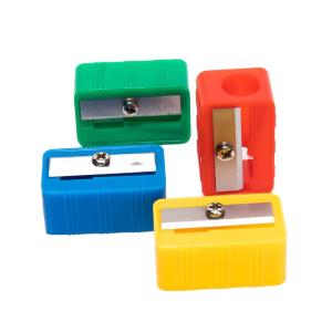 China Fancy School Kids Manual Handheld Pencil Sharpener Orange wholesale