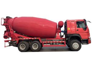 China 371HP Used Concrete Mixer Truck Sinotruk HOWO 10 Wheeler 12cbm on sale