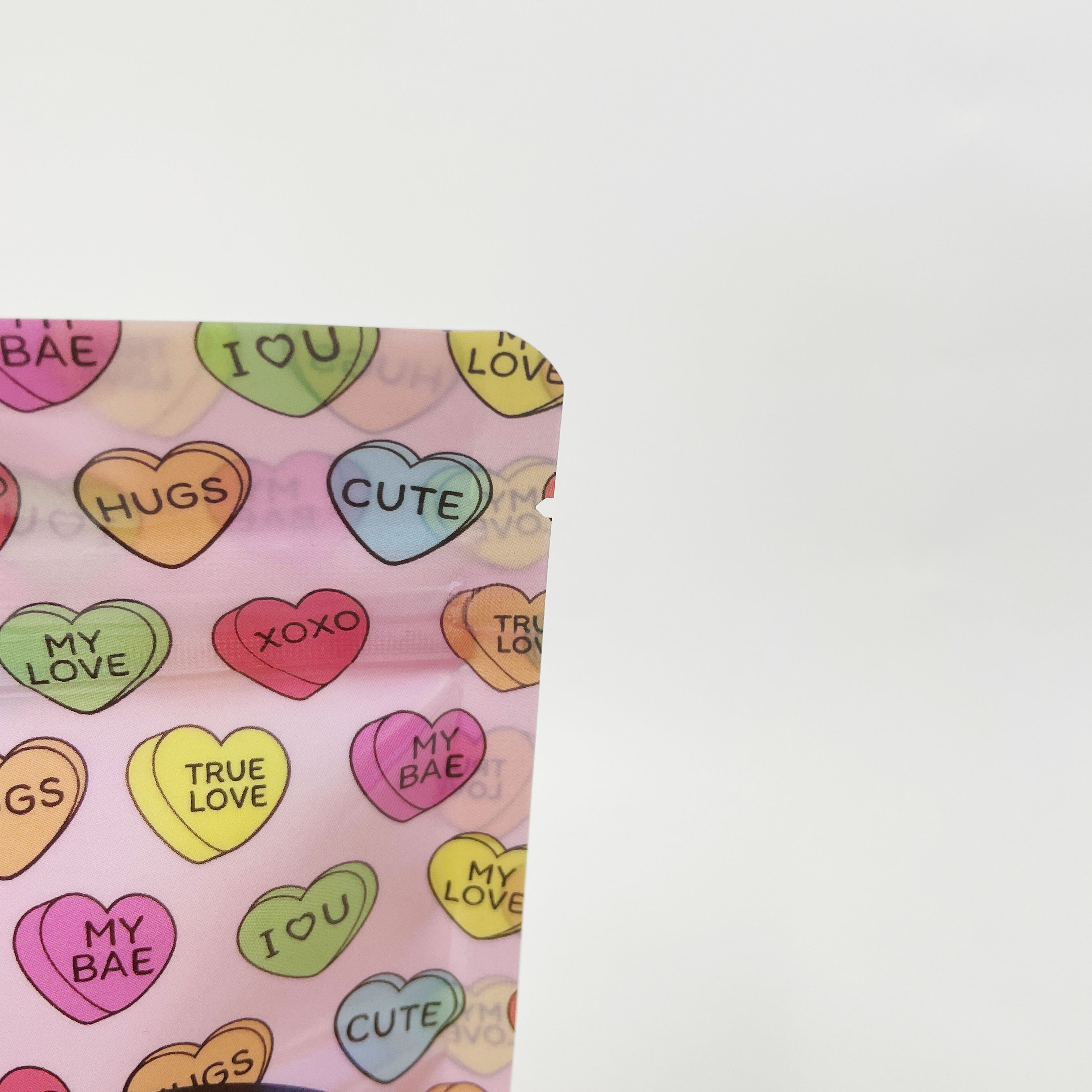 Food Grade Plastic Gift Packaging Bags Custom Printed Stand Up Zipper Pouch Resealable Snack Packaging Bag with Window