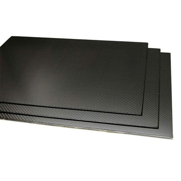 Glossy Matte Twill Plain 4MM Carbon Fiber Plate For Aerospace
