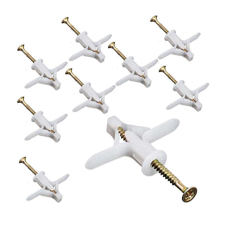 Lightweight Gypsum Board Wall Anchors , Hollow Drywall Anchors Easy Installation